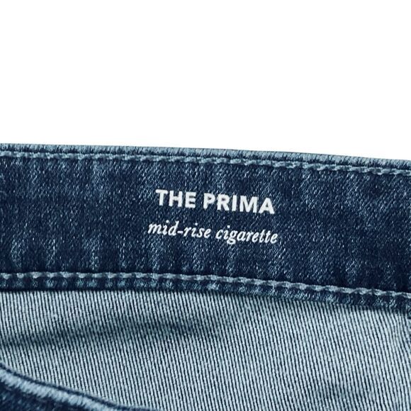 AG Adriano Goldschmied The Prima Cigarette Jeans 27 Dark Blue Smart Casual Denim - Picture 15 of 16